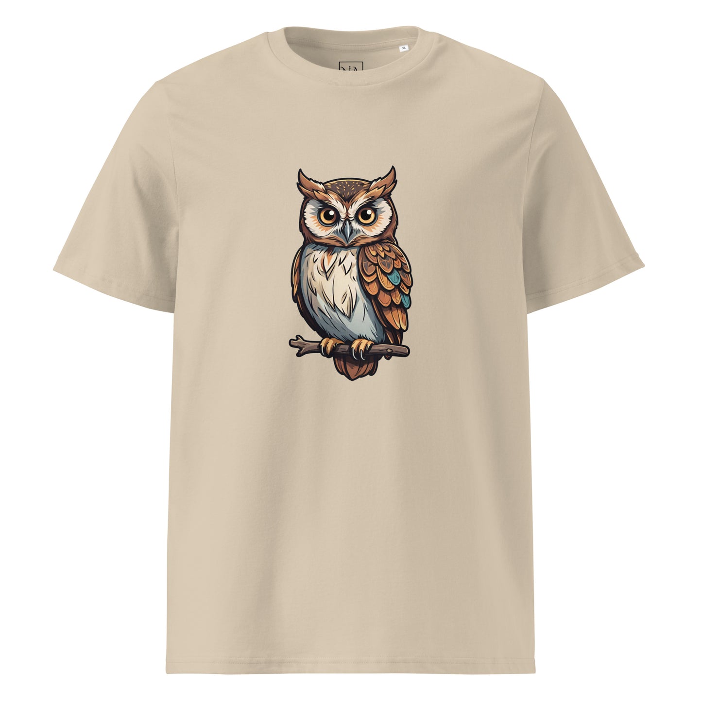 Premium T-shirt in organic cotton - Owl 01