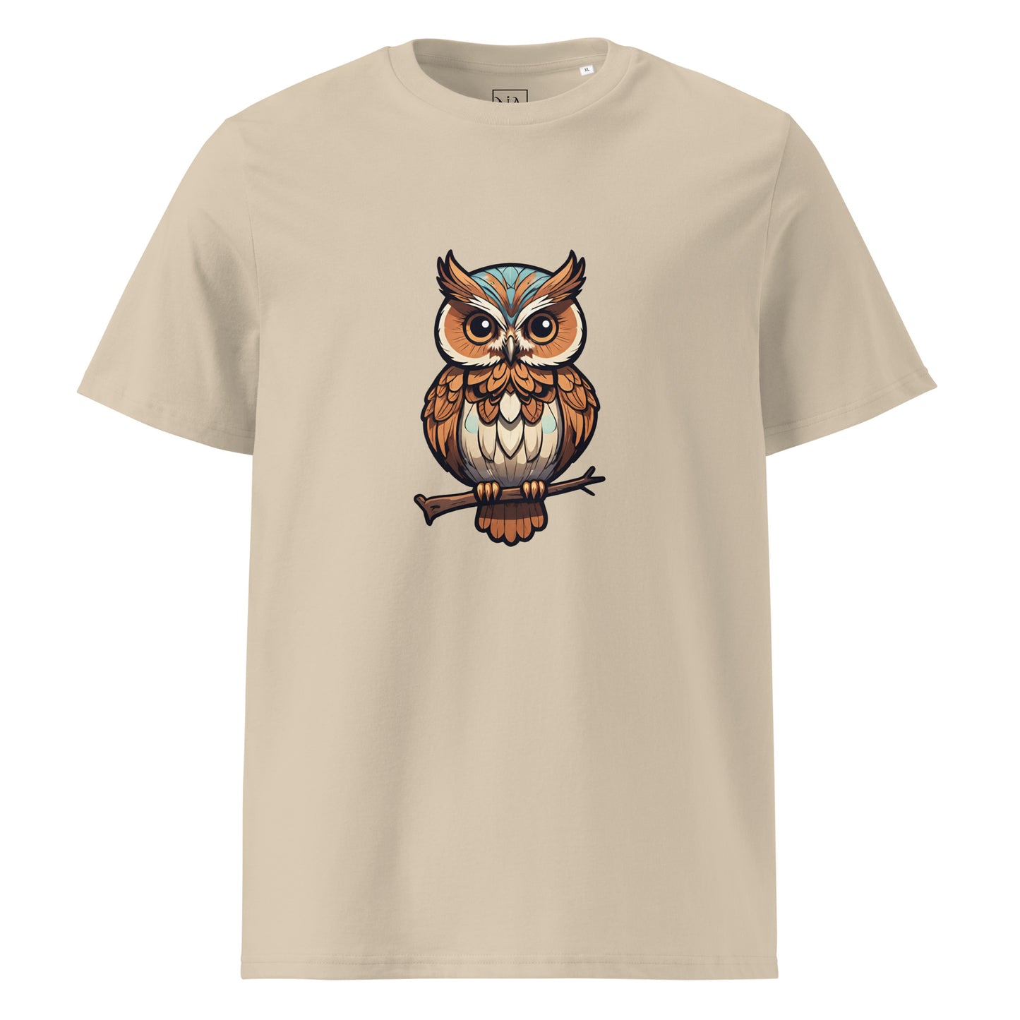 Premium T-shirt in organic cotton - Owl 02