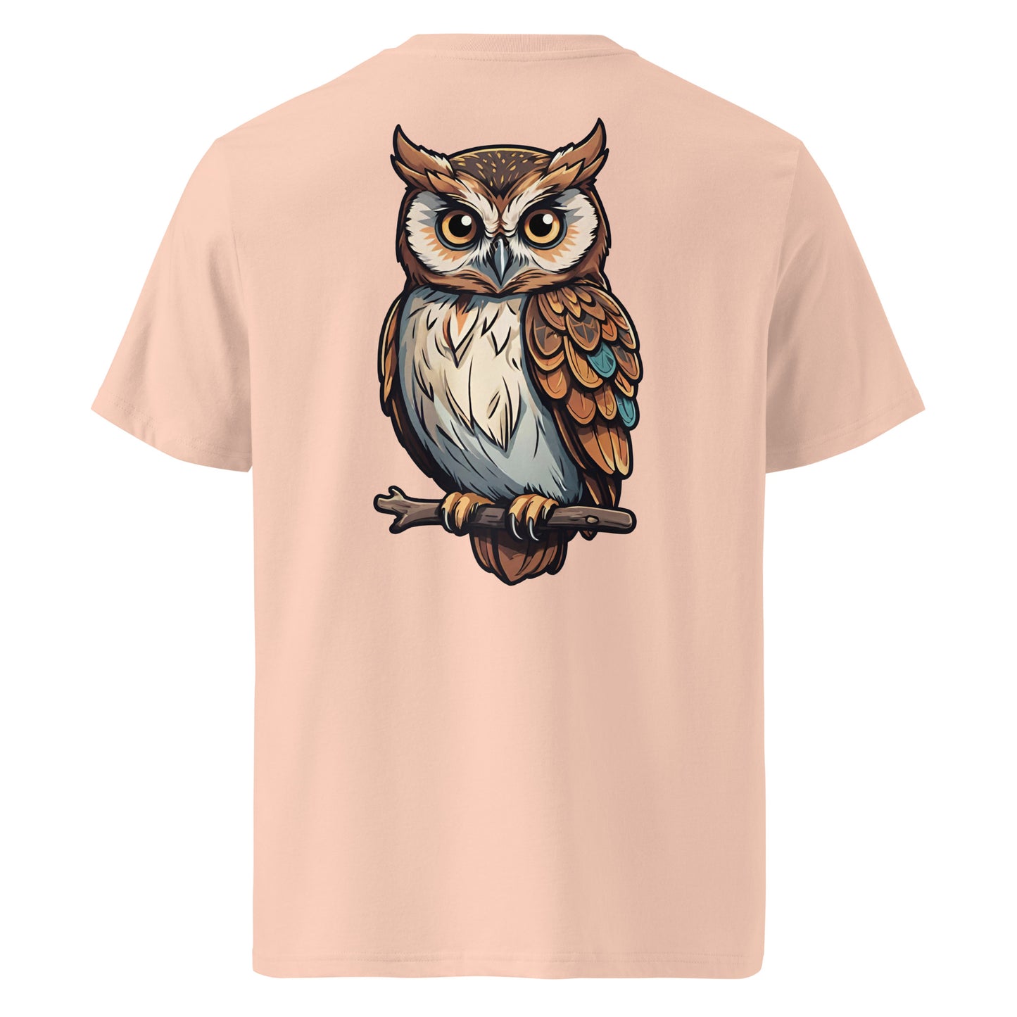 Premium T-shirt in organic cotton - Owl 01