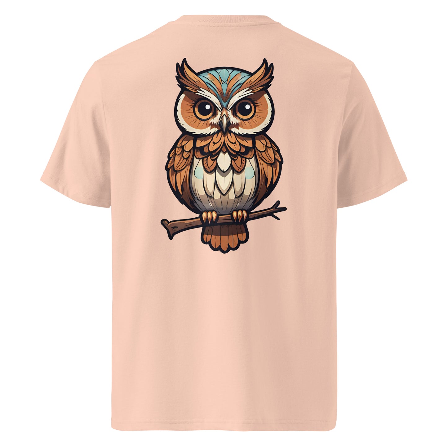 Premium T-shirt in organic cotton - Owl 02