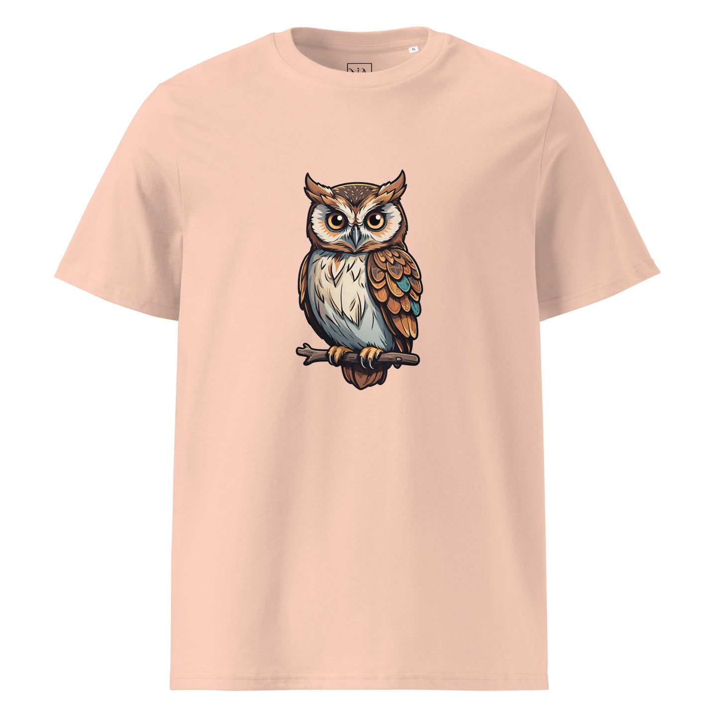 Premium T-shirt in organic cotton - Owl 01