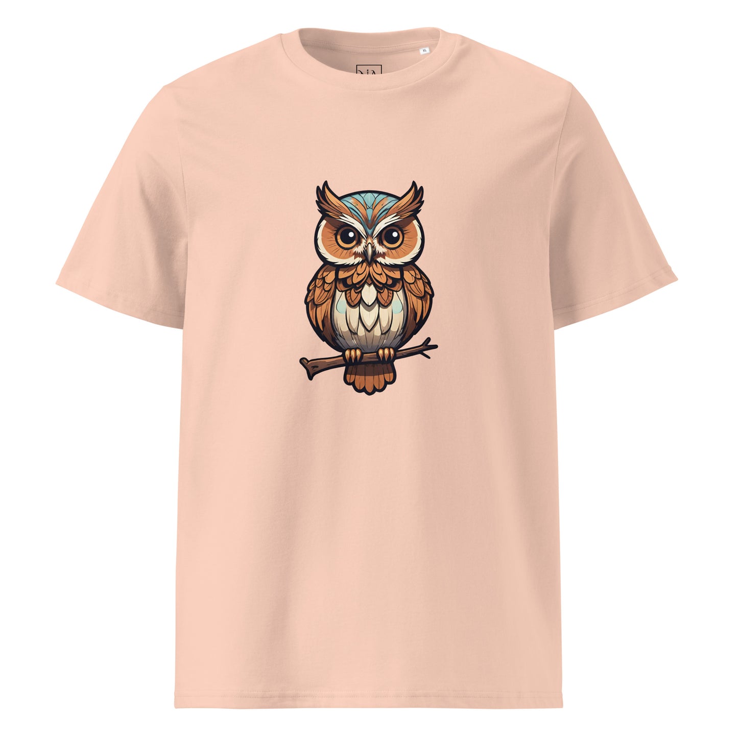 Premium T-shirt in organic cotton - Owl 02