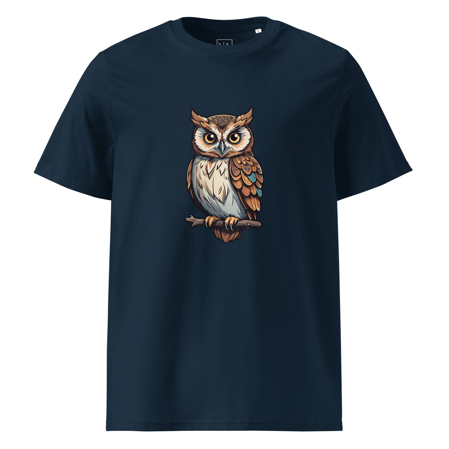Premium T-shirt in organic cotton - Owl 01