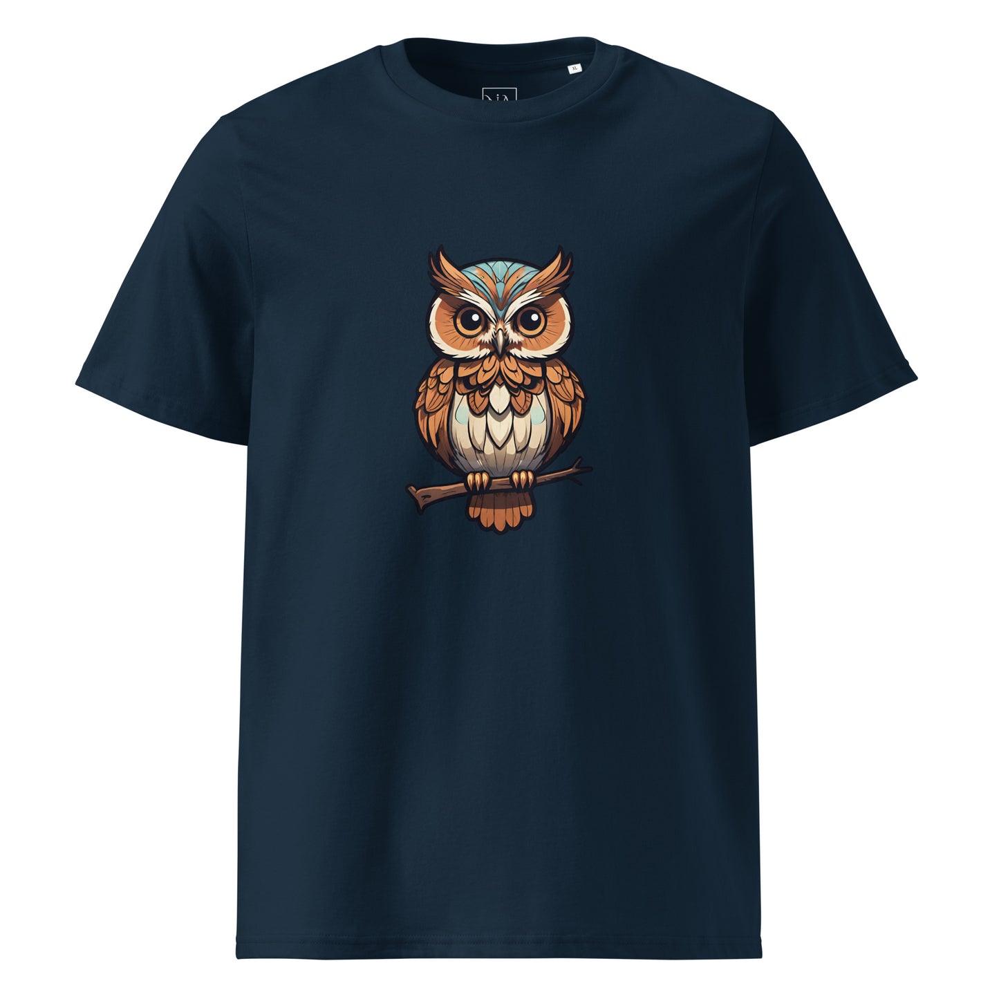 Premium T-shirt in organic cotton - Owl 02