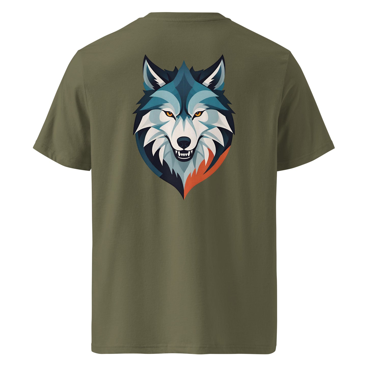 Premium T-shirt in organic cotton - Wolf 01
