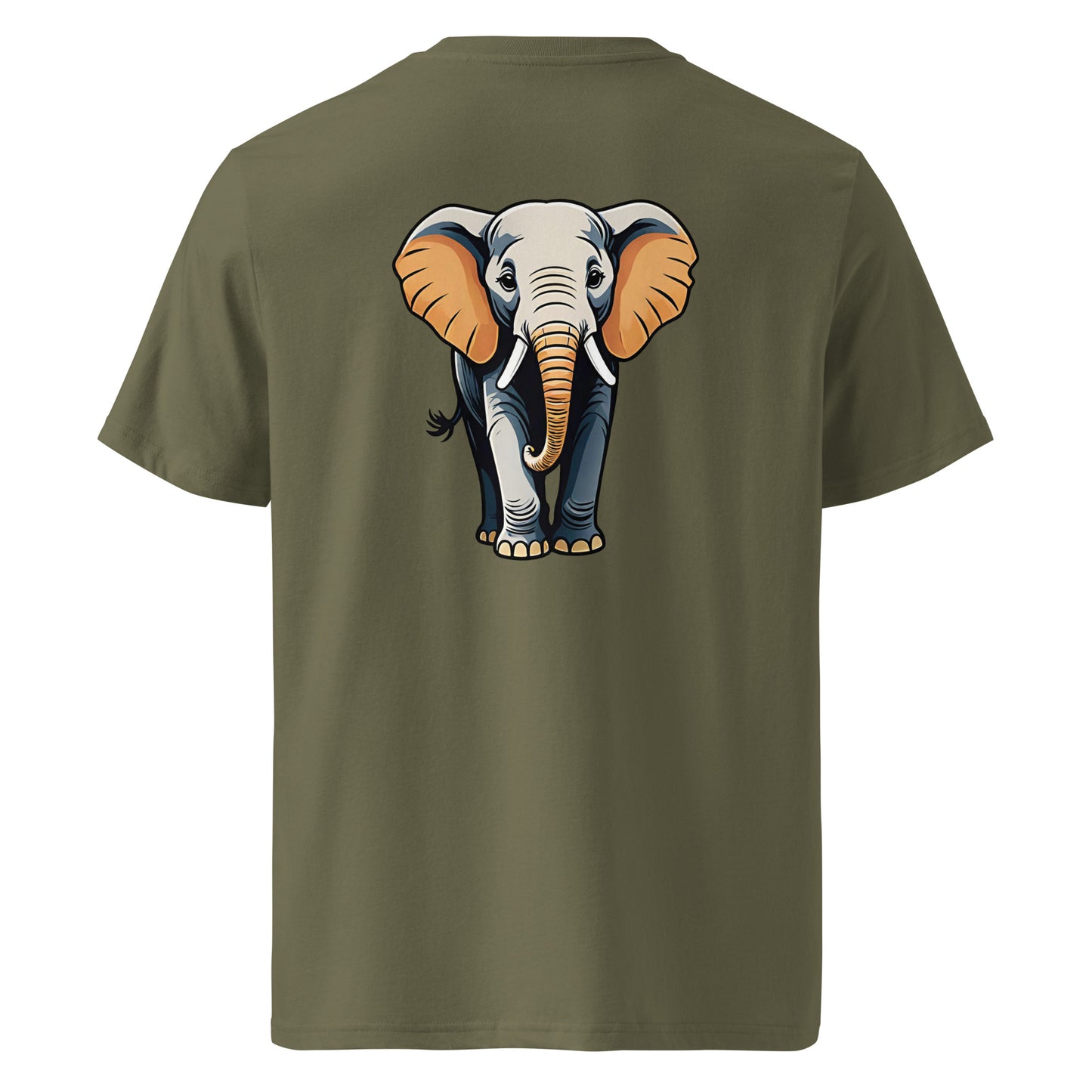 Premium T-shirt in organic cotton - Elephant 02