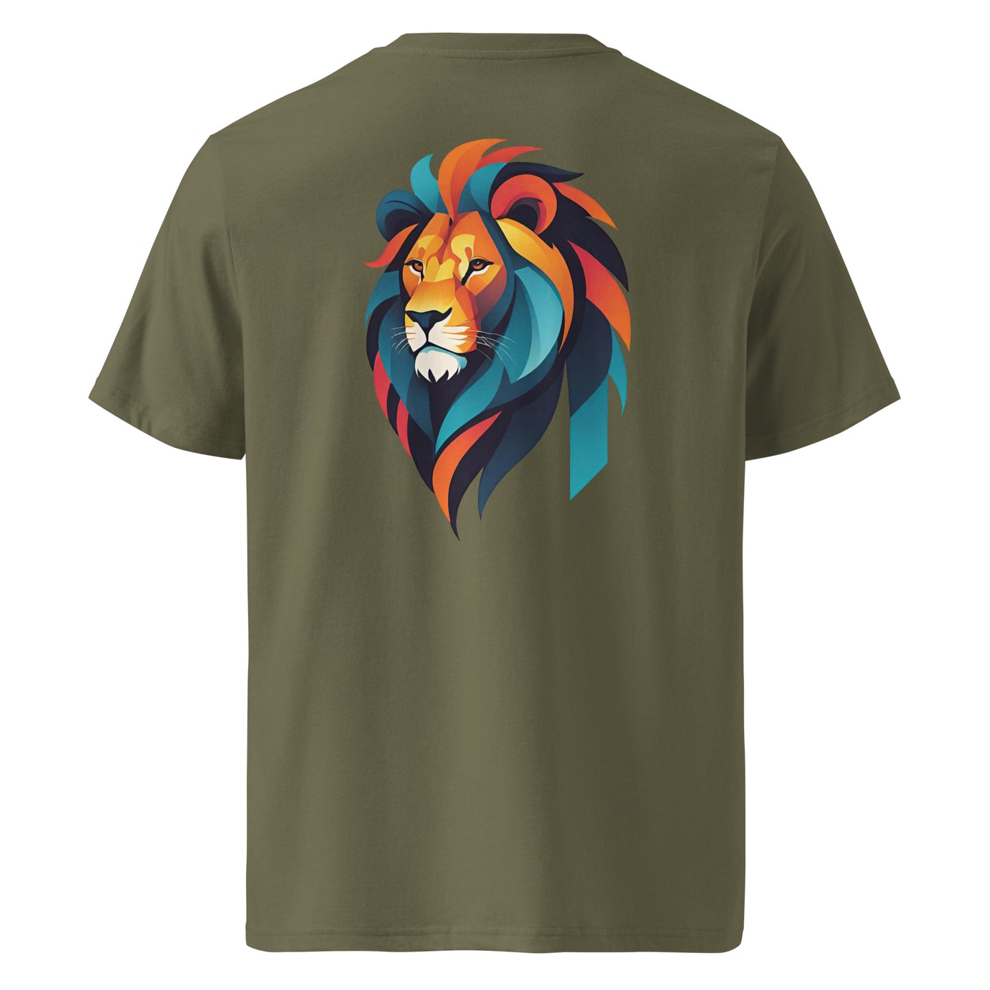 Premium T-shirt in organic cotton - Lion 03