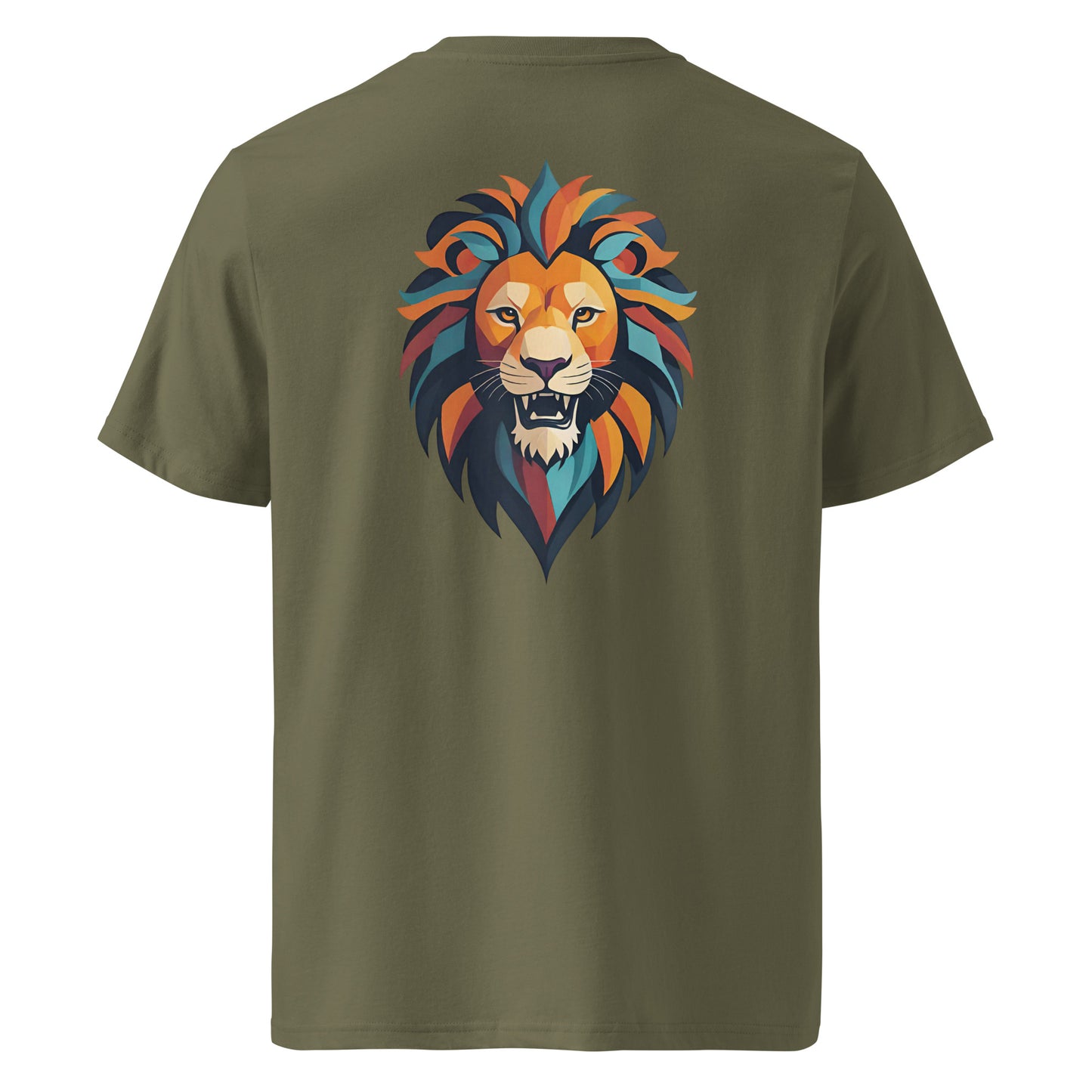 Premium T-shirt in organic cotton - Lion 02