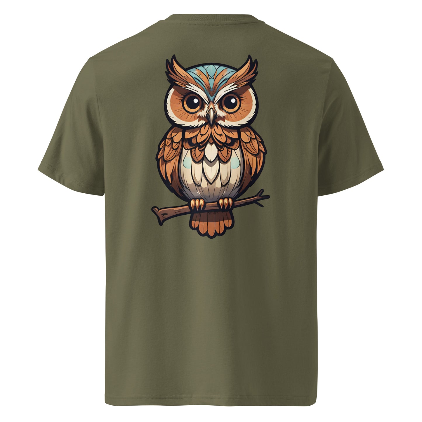 Premium T-shirt in organic cotton - Owl 02