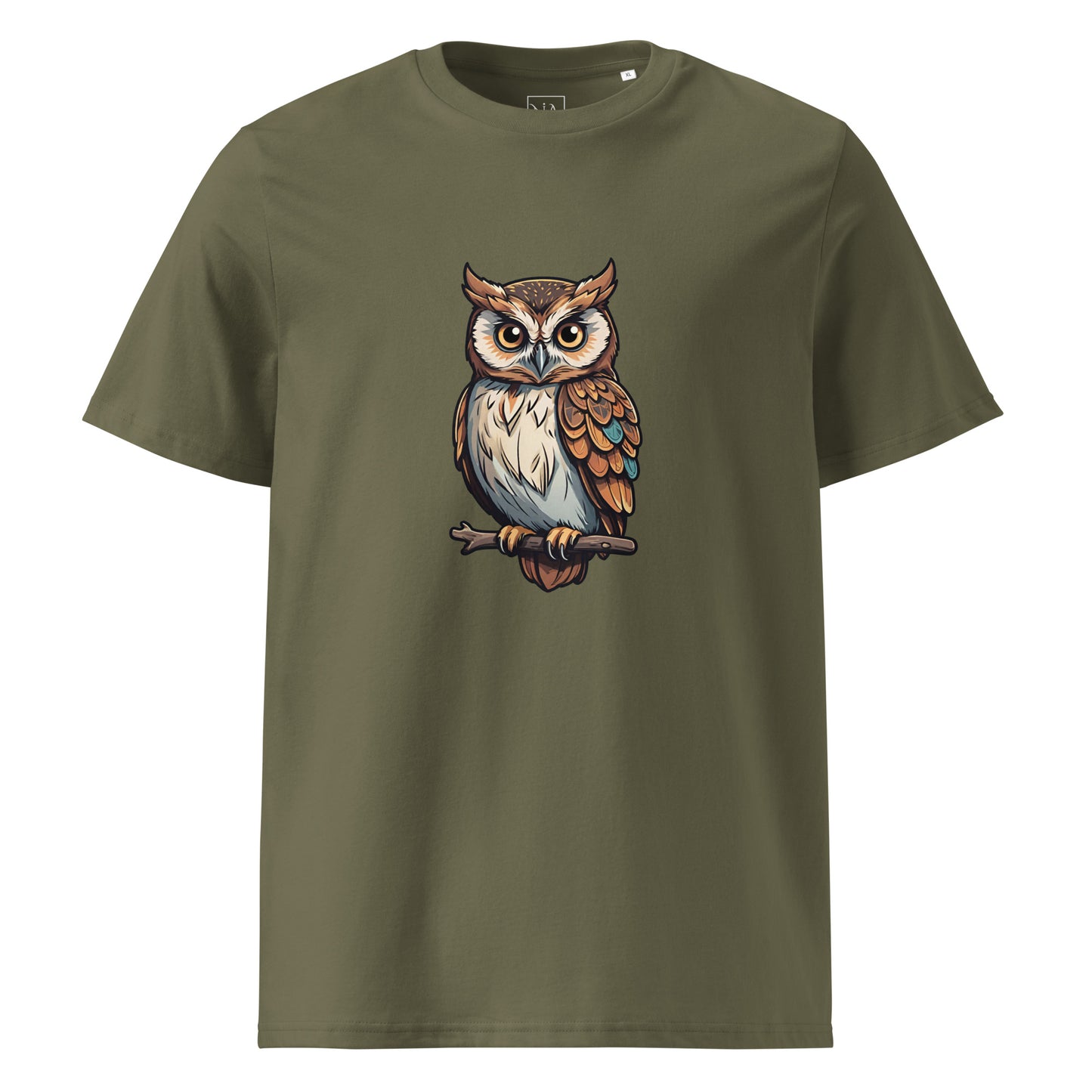 Premium T-shirt in organic cotton - Owl 01