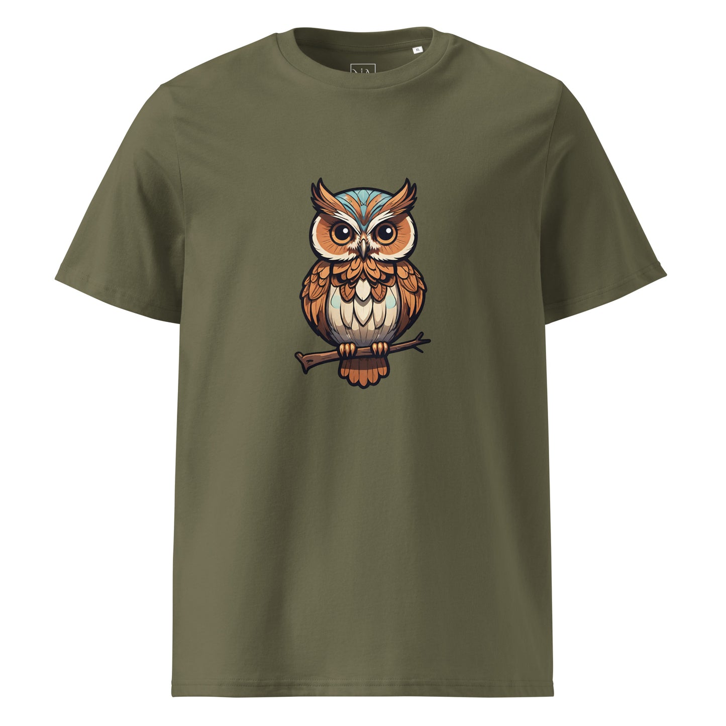 Premium T-shirt in organic cotton - Owl 02