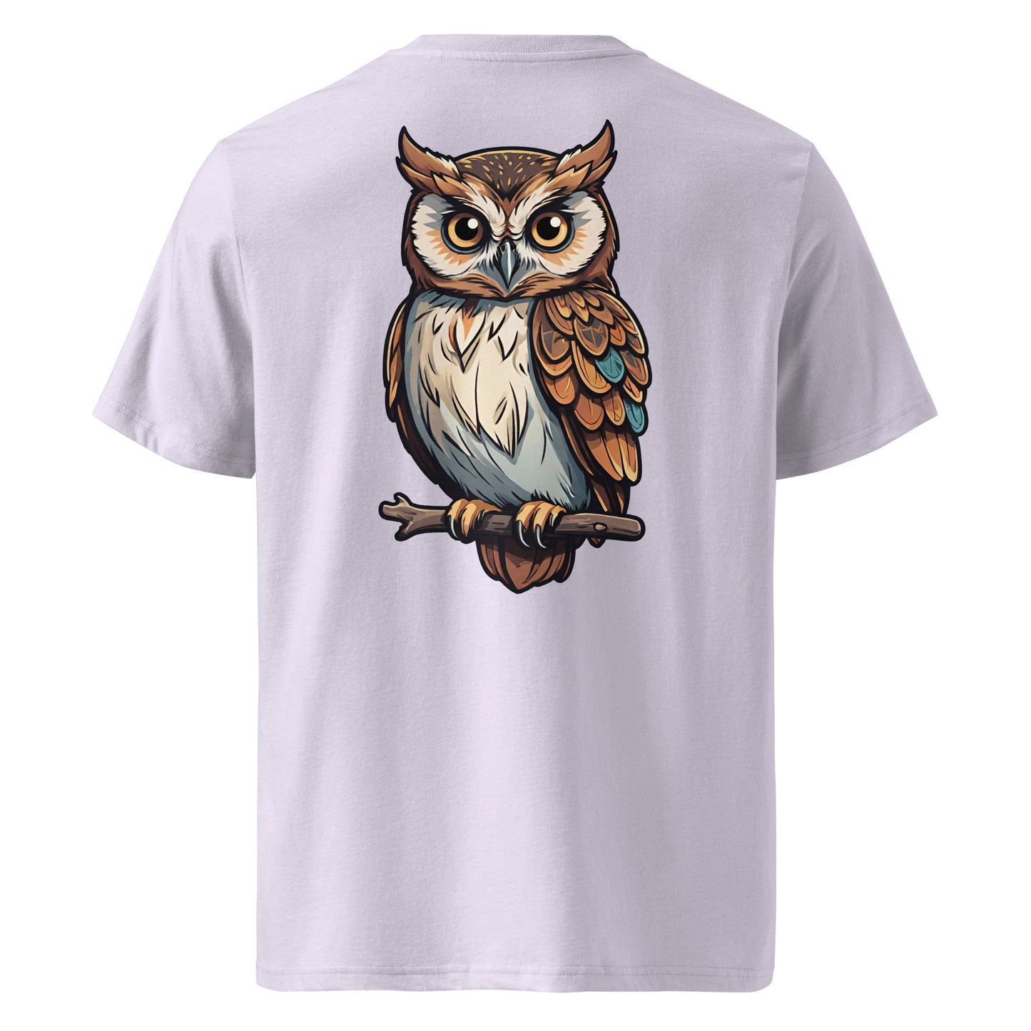 Premium T-shirt in organic cotton - Owl 01