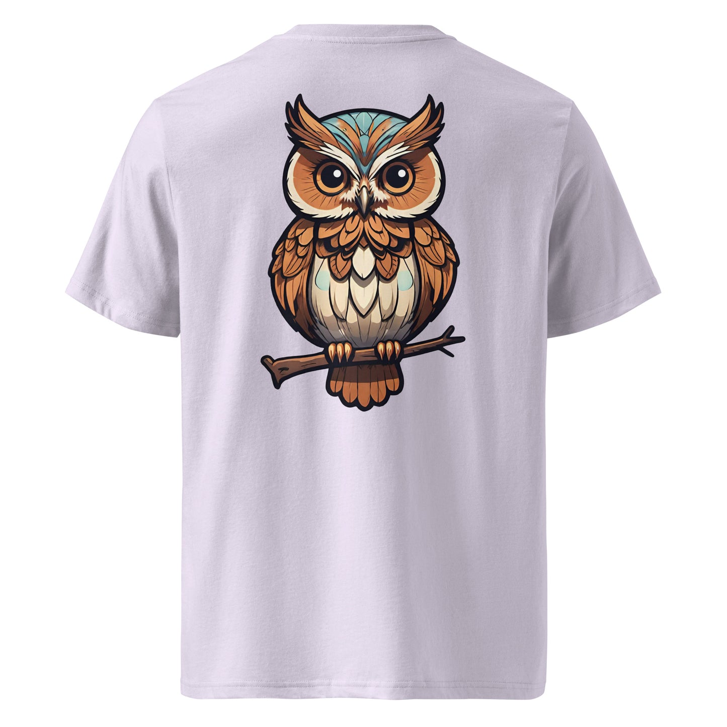 Premium T-shirt in organic cotton - Owl 02