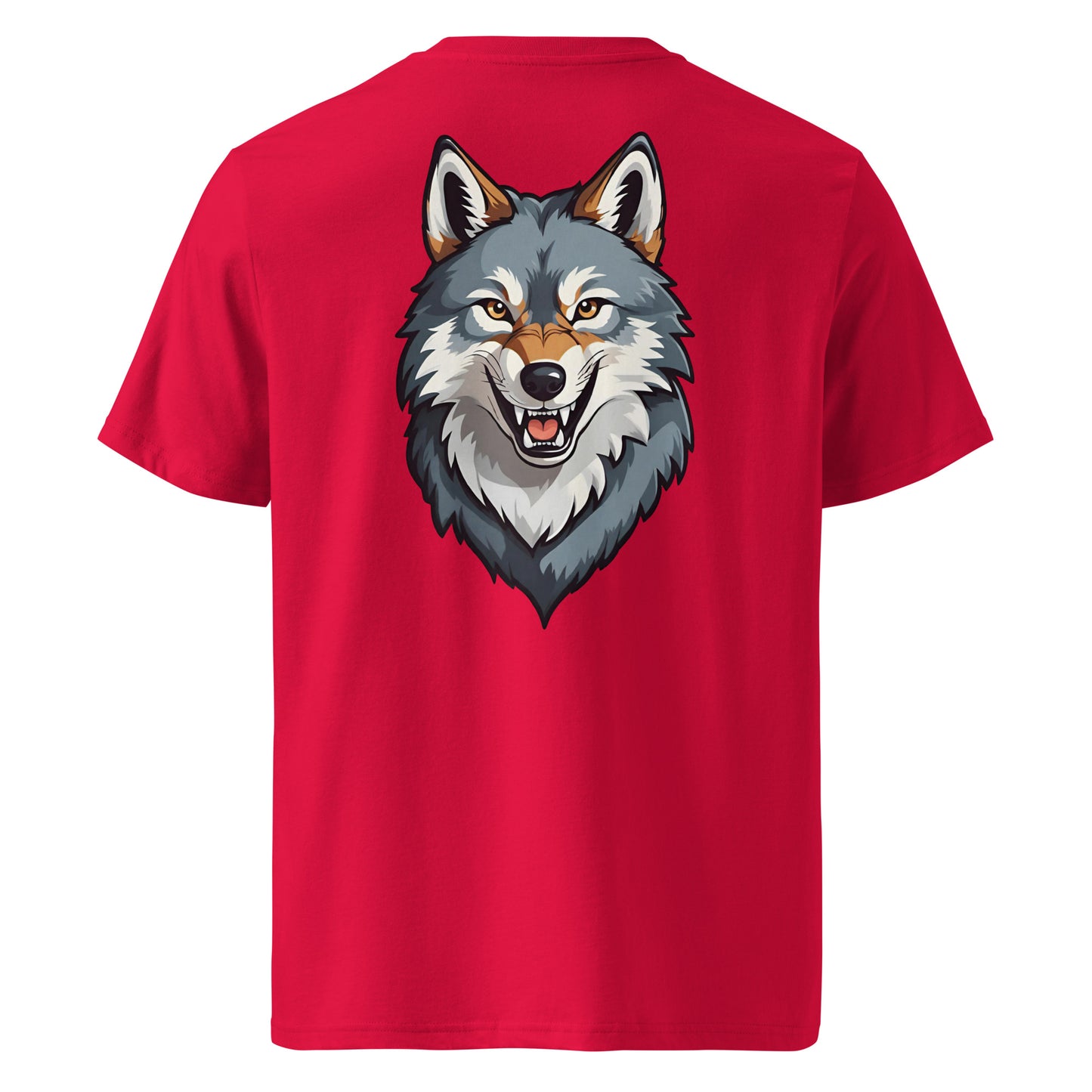 Premium T-shirt in organic cotton - Wolf 02