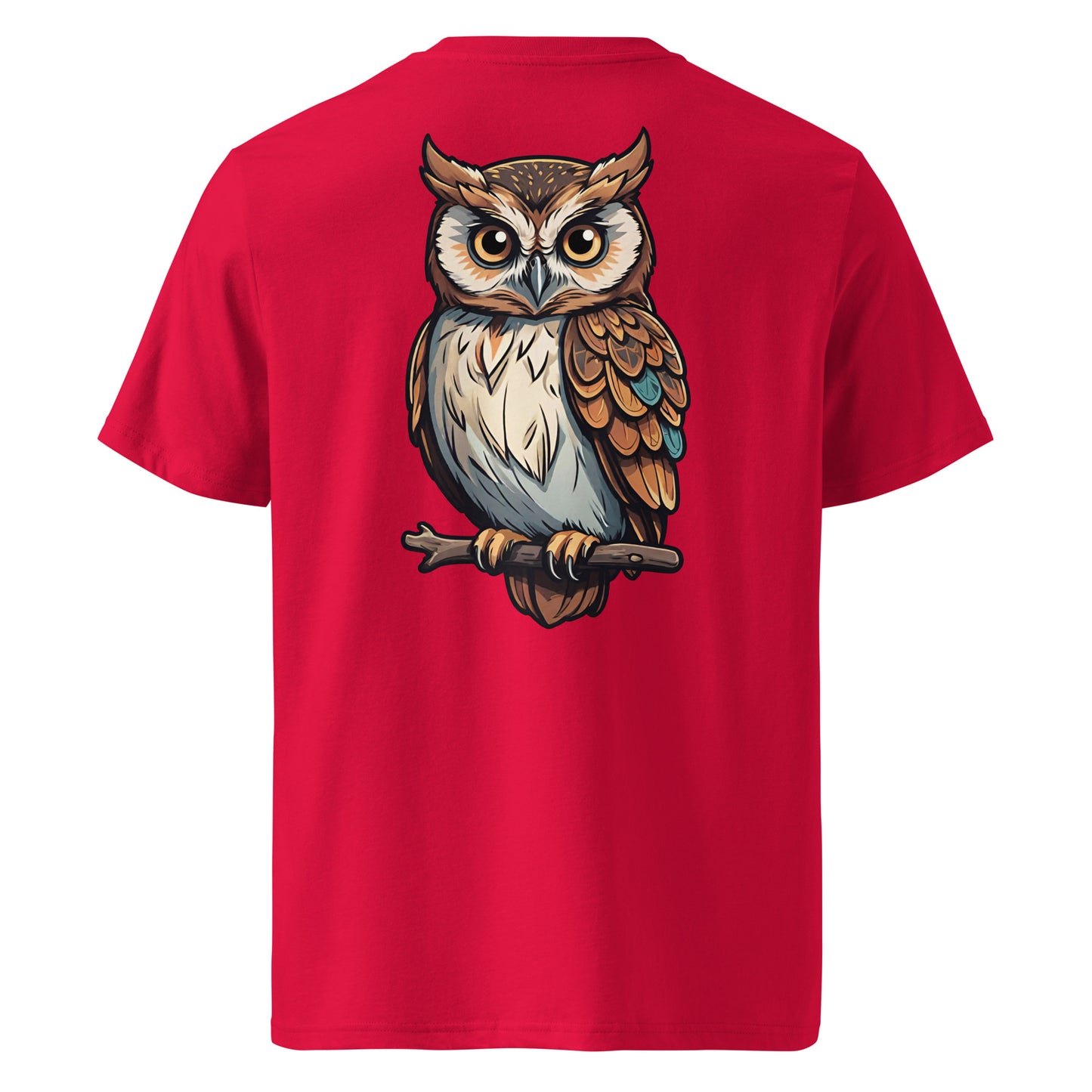 Premium T-shirt in organic cotton - Owl 01
