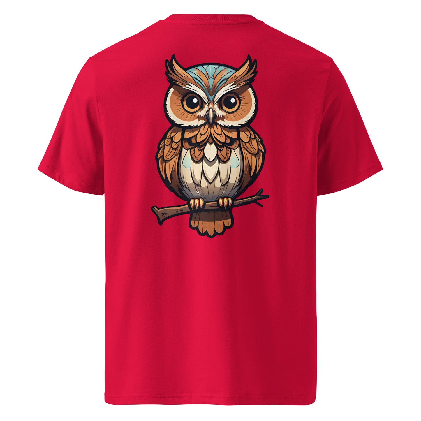 Premium T-shirt in organic cotton - Owl 02