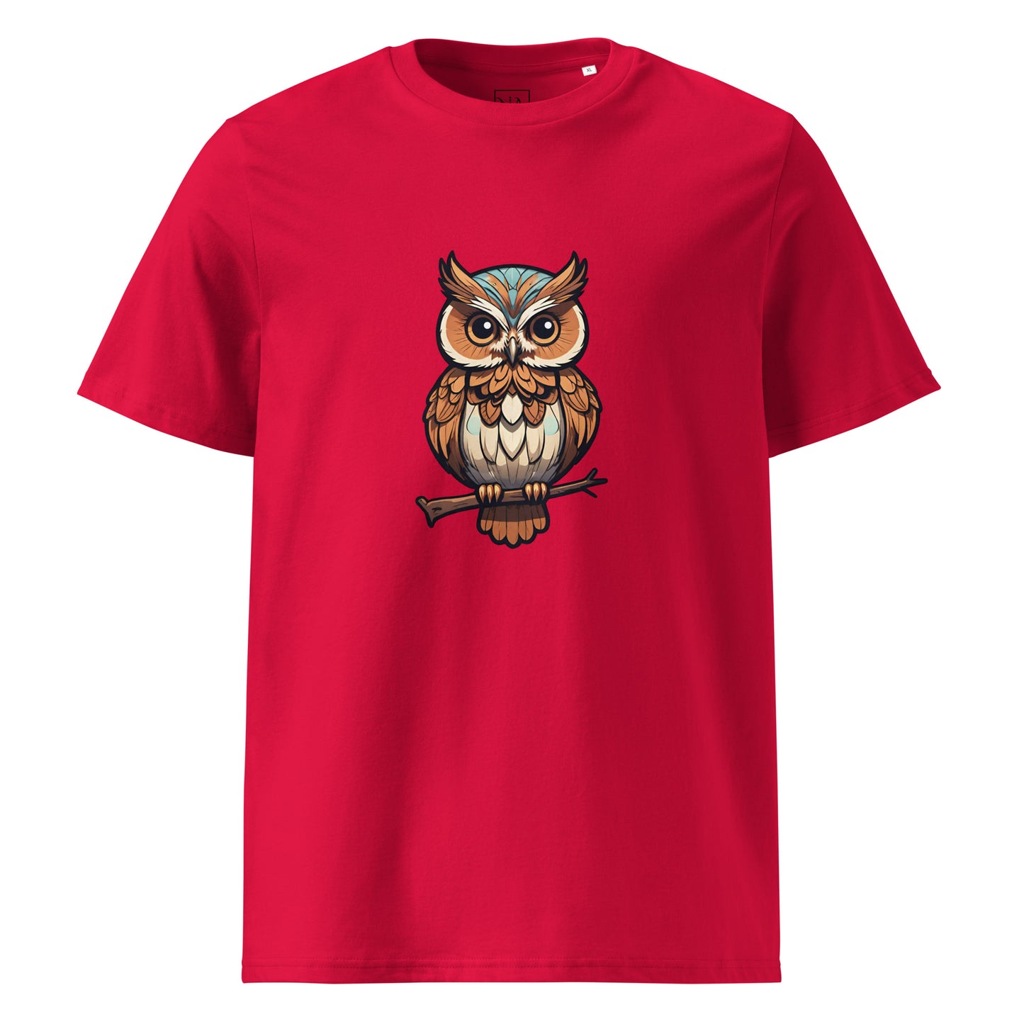 Premium T-shirt in organic cotton - Owl 02