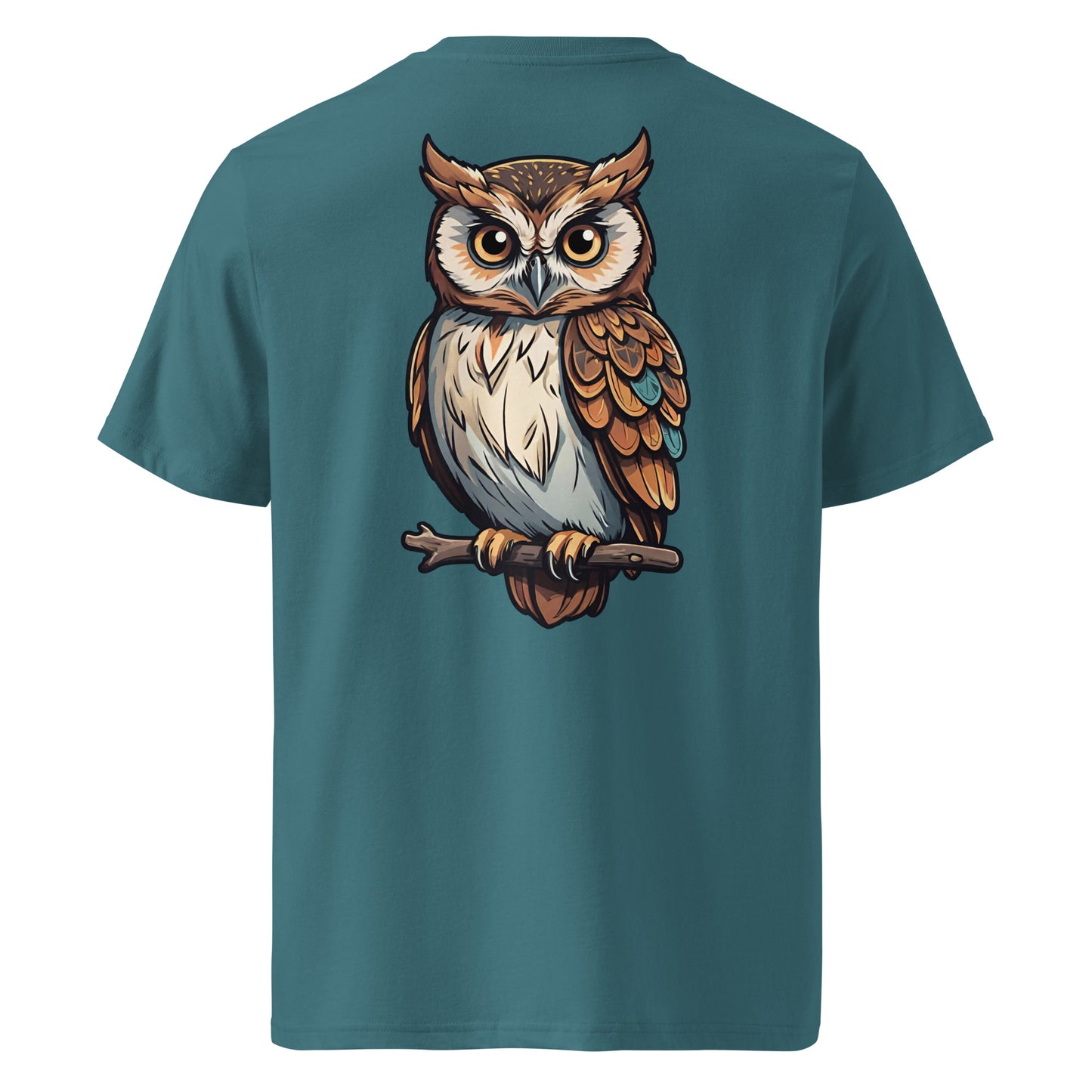 Premium T-shirt in organic cotton - Owl 01