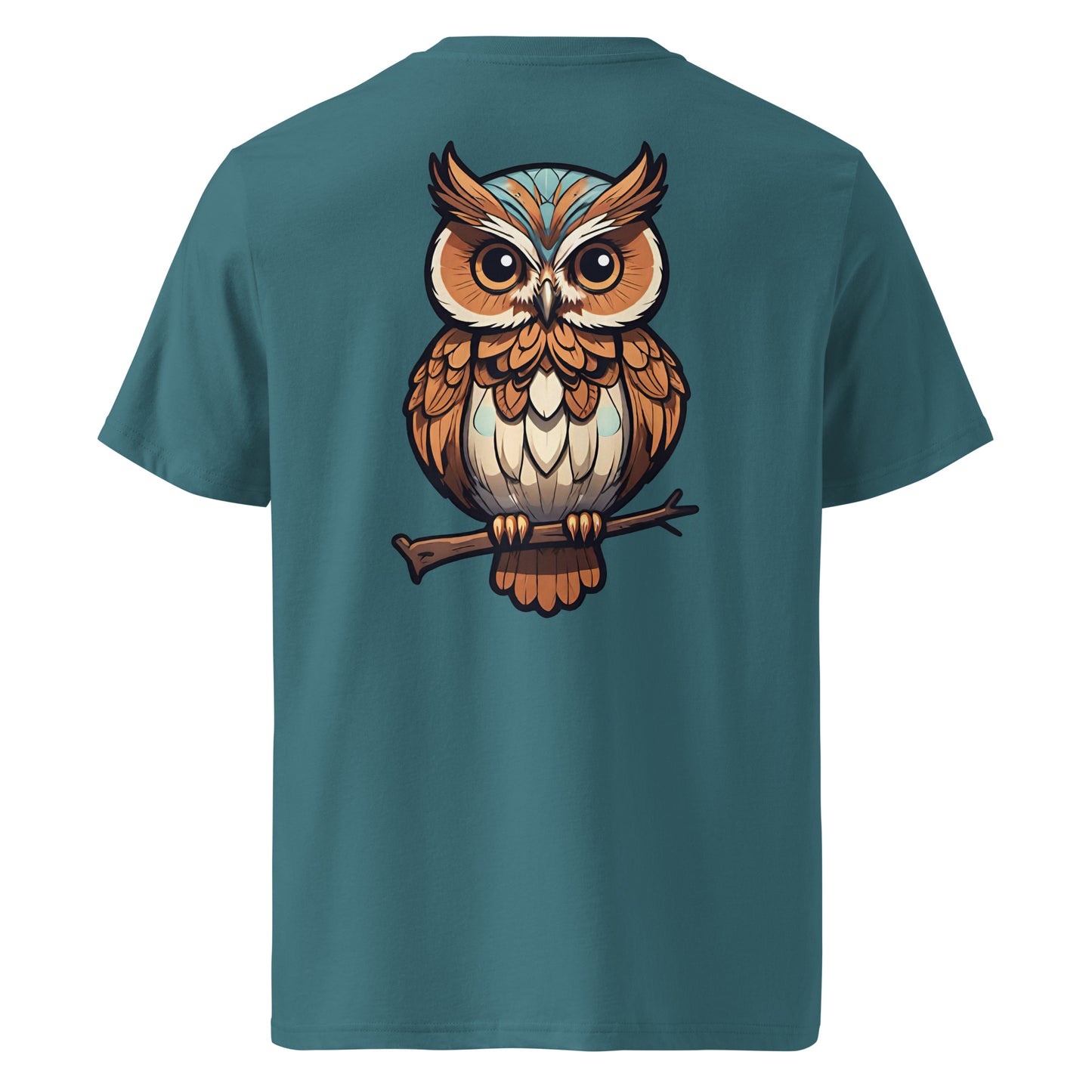 Premium T-shirt in organic cotton - Owl 02