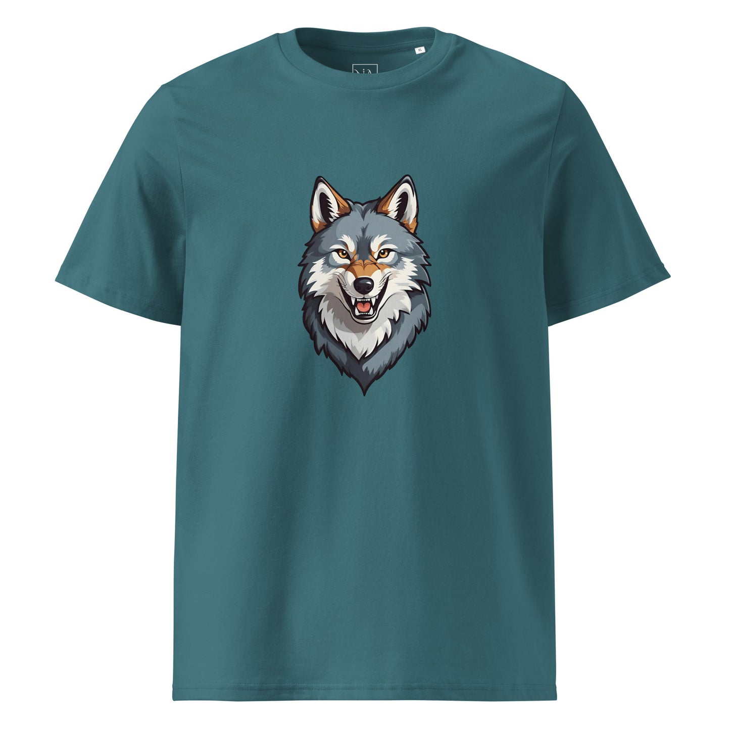Premium T-shirt in organic cotton - Wolf 02