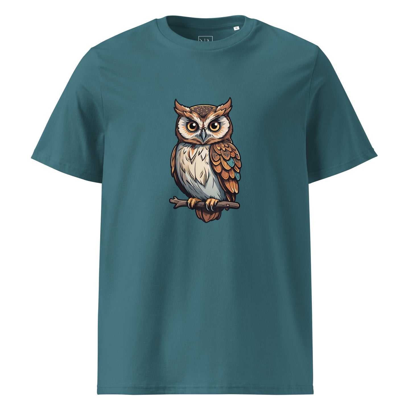 Premium T-shirt in organic cotton - Owl 01