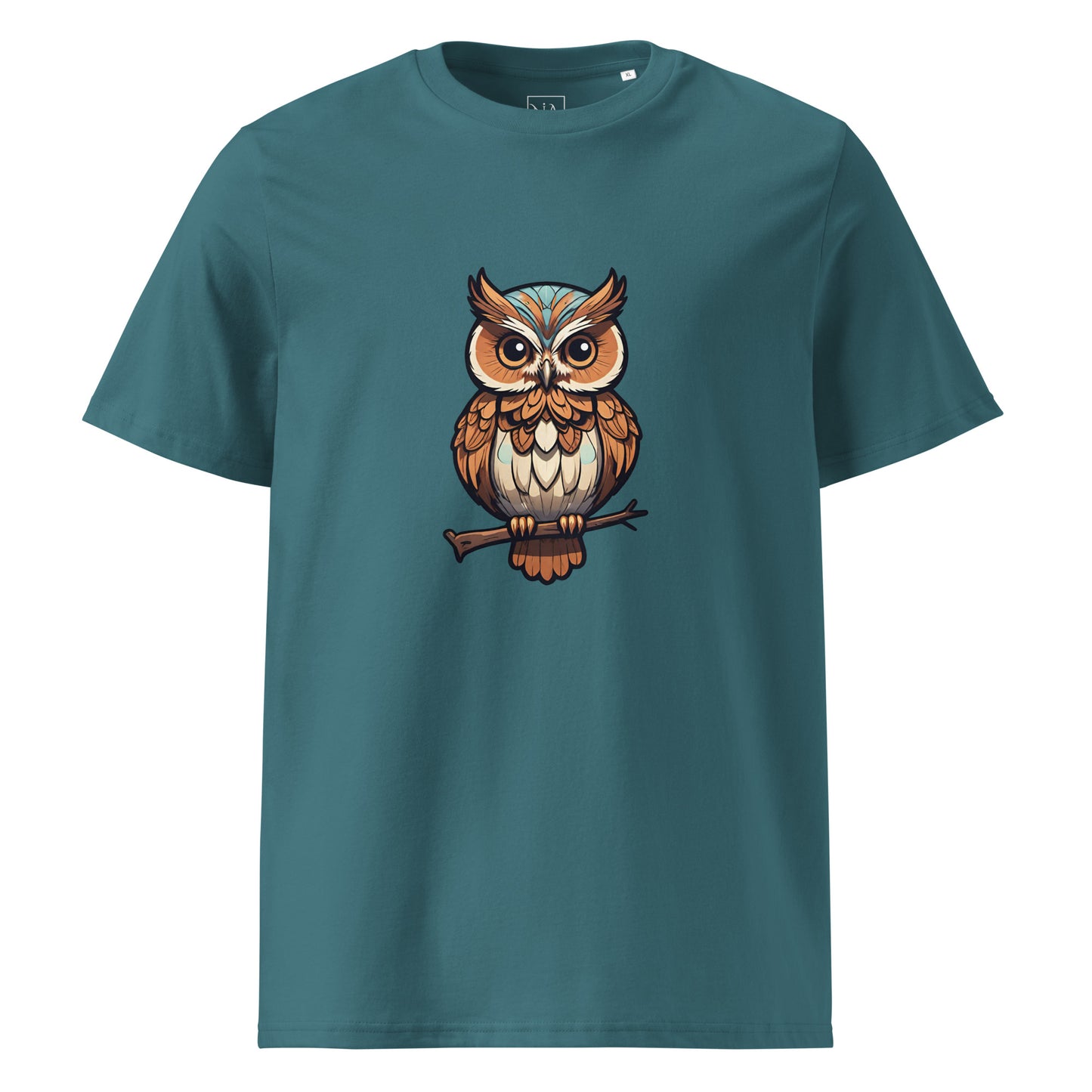 Premium T-shirt in organic cotton - Owl 02