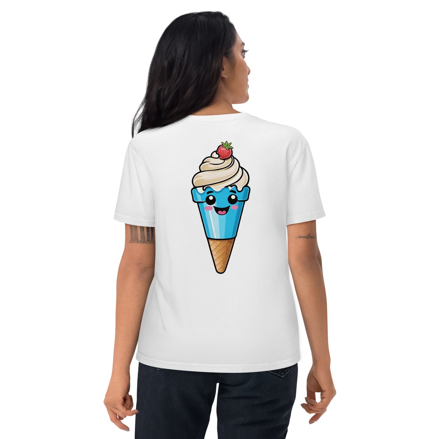 Premium T-shirt in organic cotton - Ice Cream 01