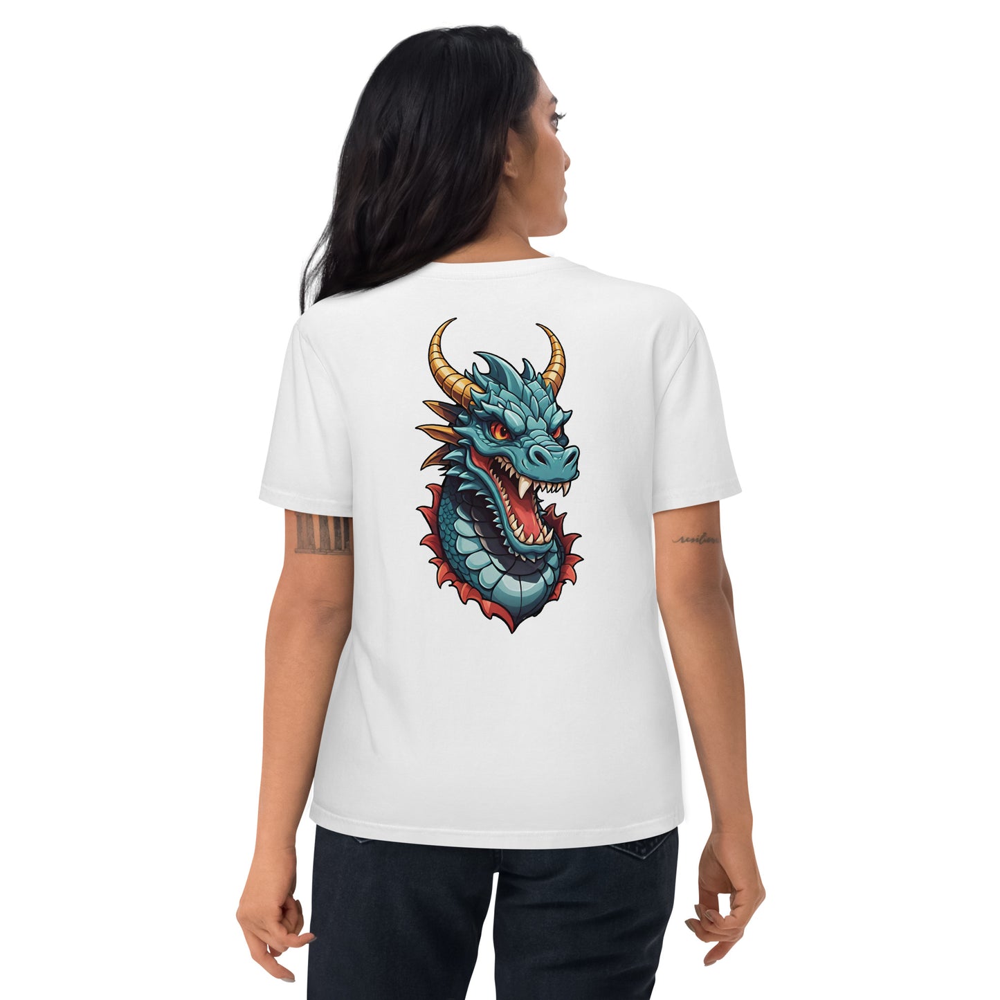 Premium T-shirt in organic cotton - Dragon 03