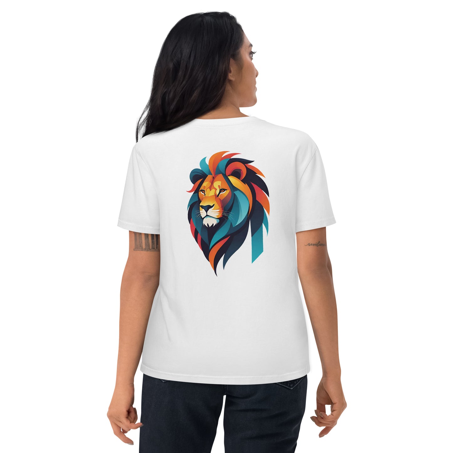 Premium T-shirt in organic cotton - Lion 03