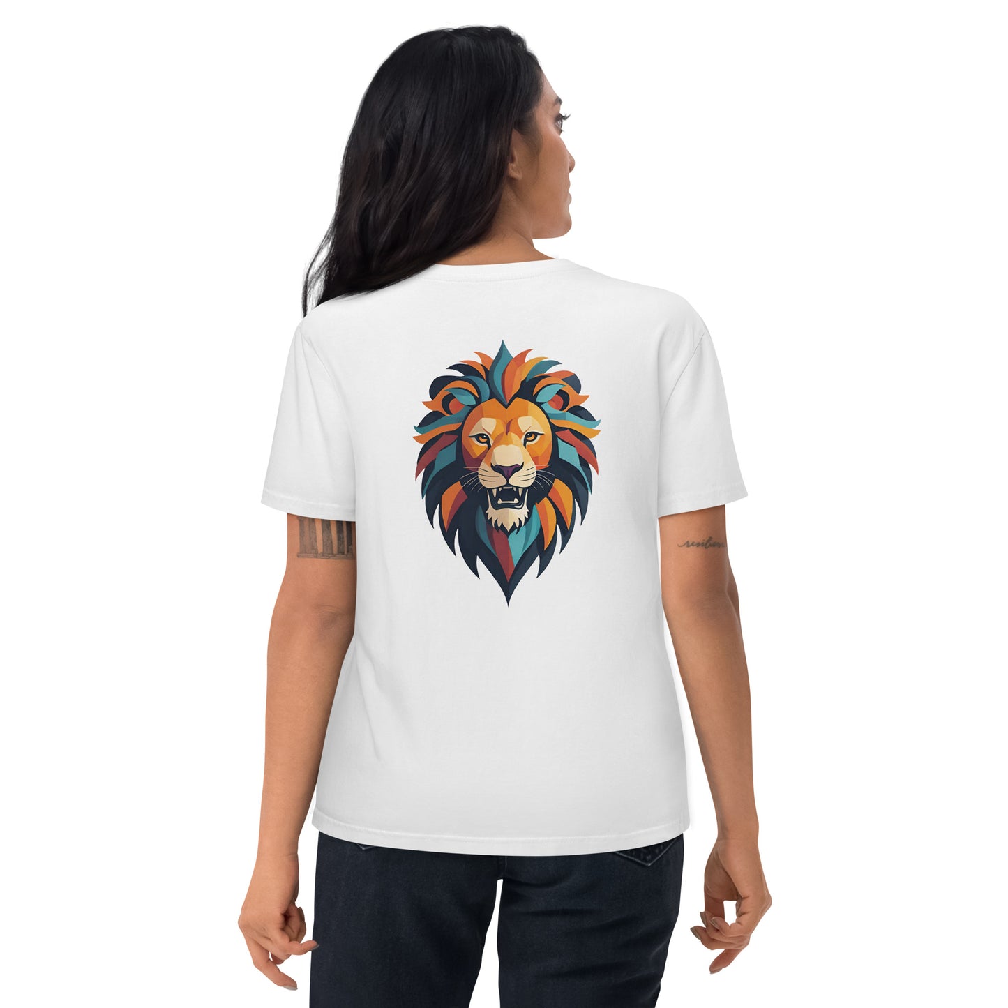 Premium T-shirt in organic cotton - Lion 02
