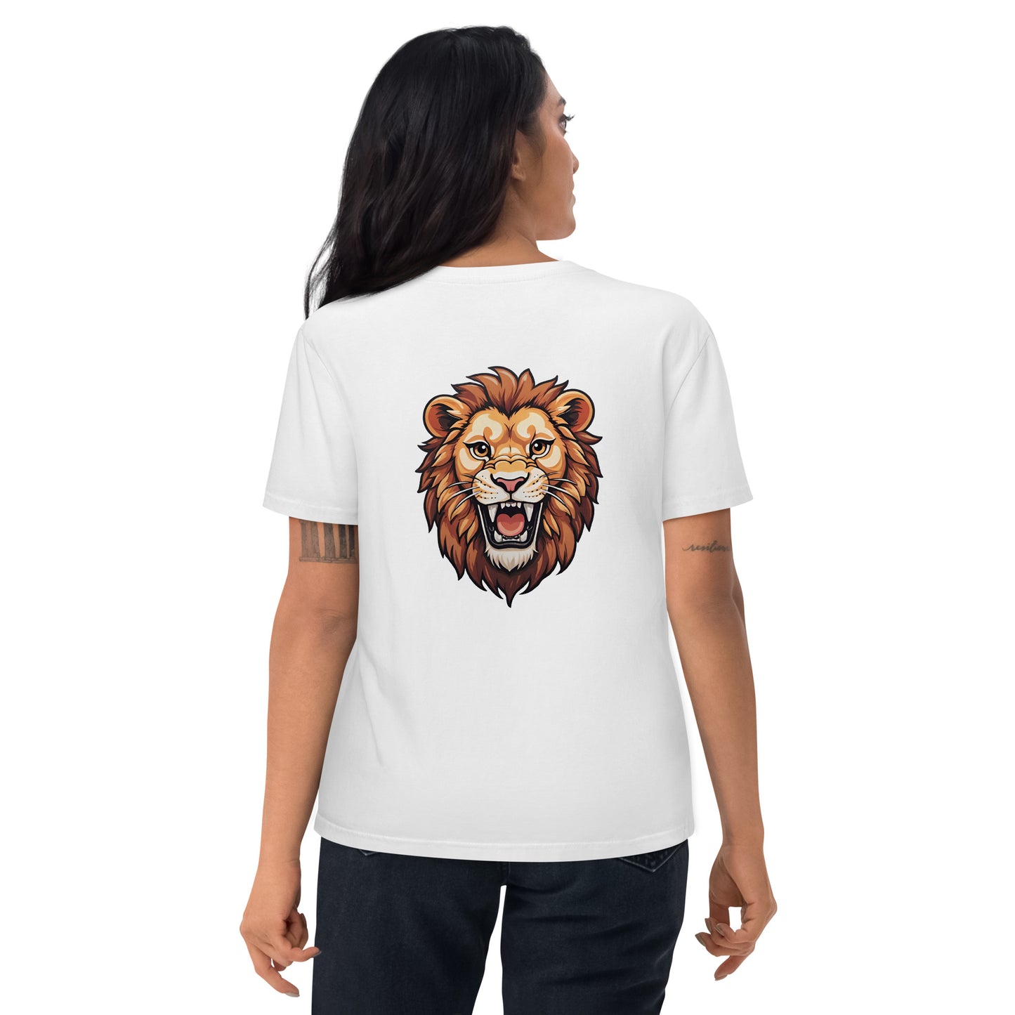 Premium T-shirt in organic cotton - Lion 01