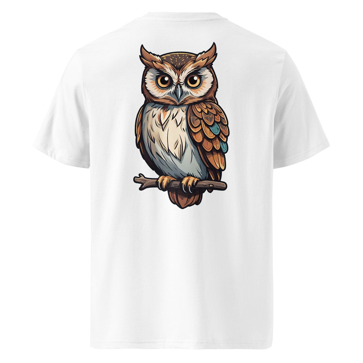 Premium T-shirt in organic cotton - Owl 01