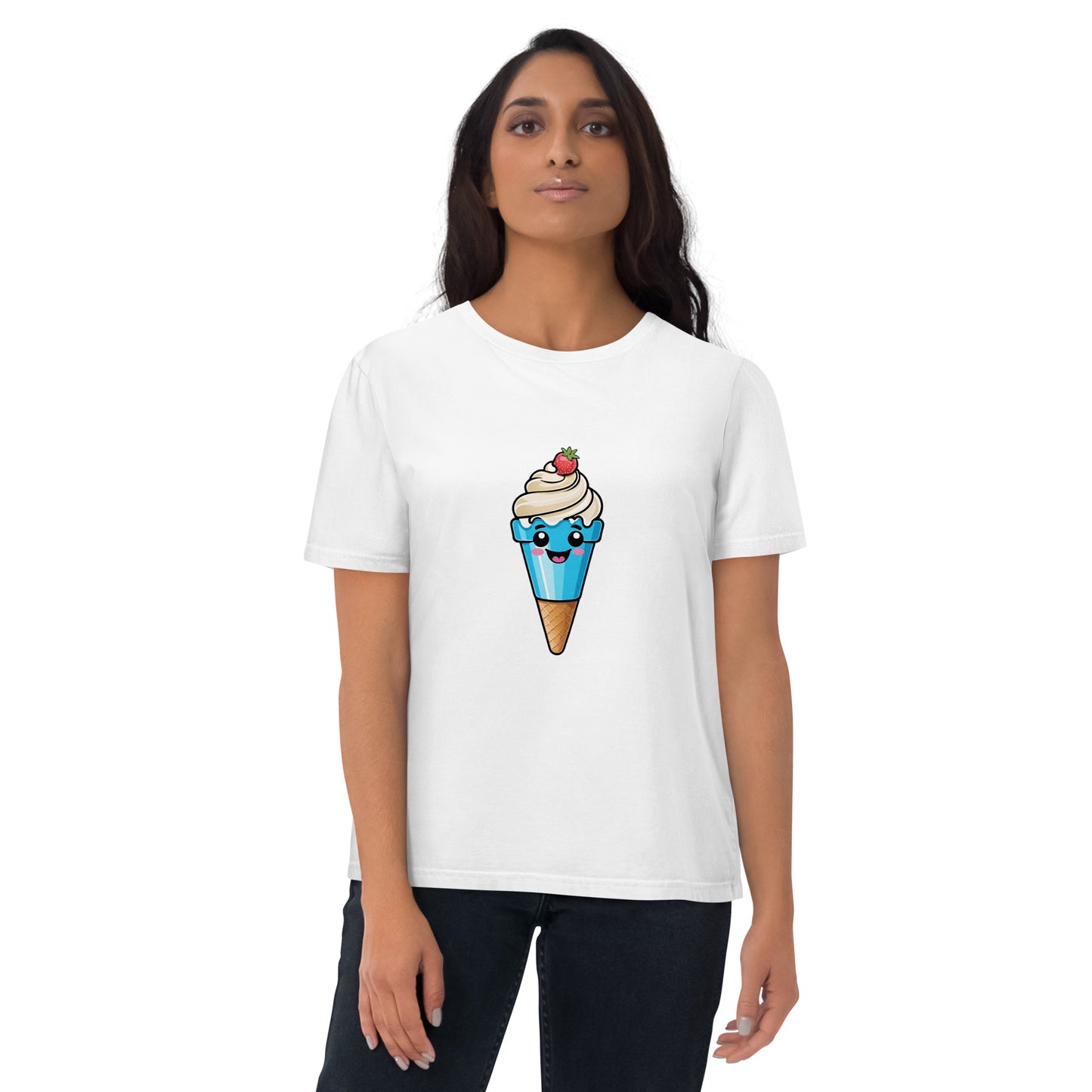 Premium T-shirt in organic cotton - Ice Cream 01