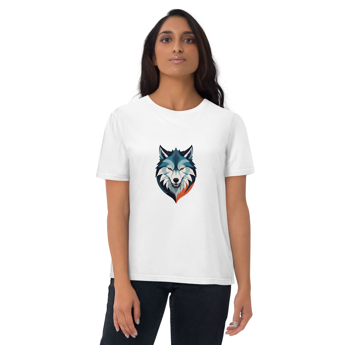 Premium T-shirt in organic cotton - Wolf 01