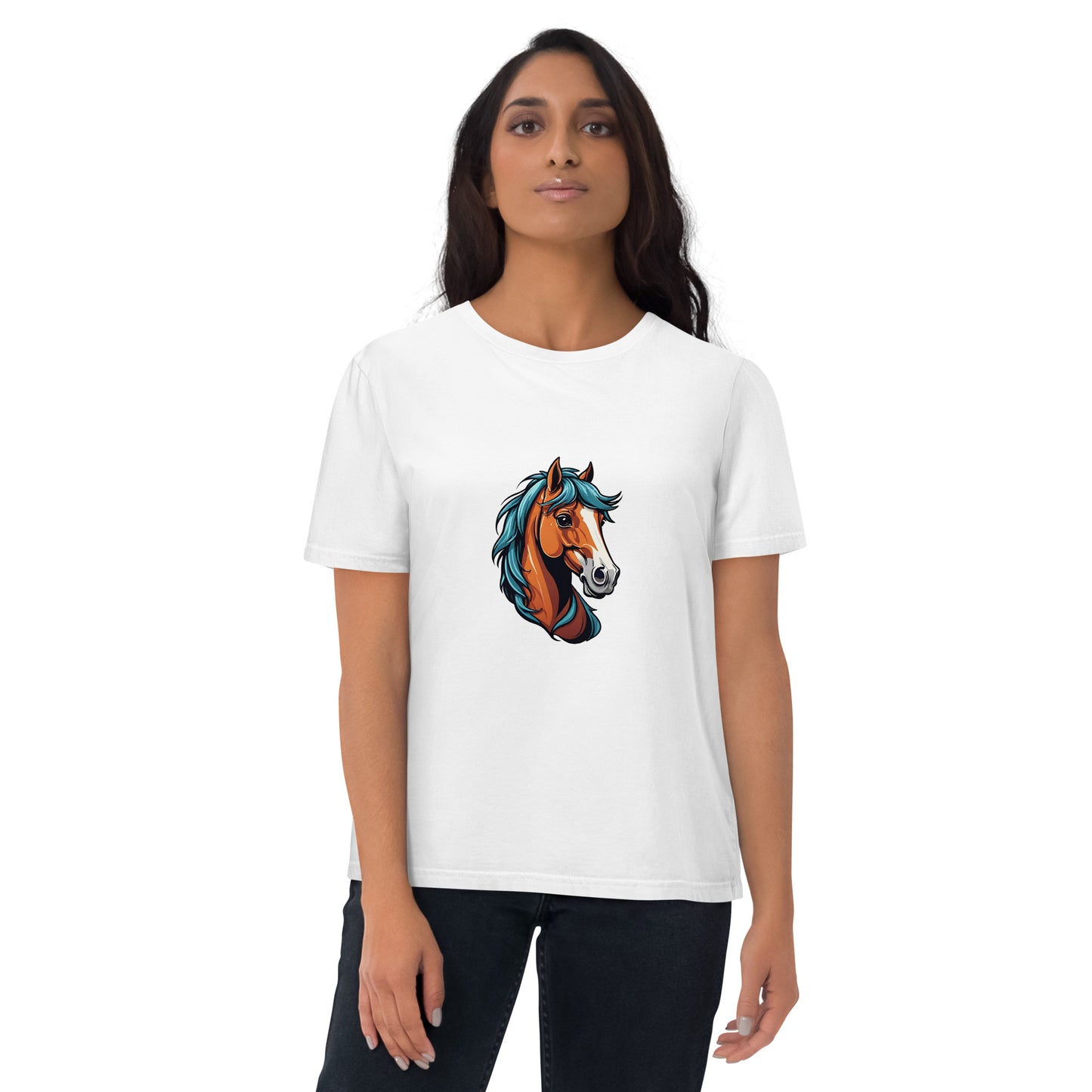 Premium T-shirt in organic cotton - Horse 01