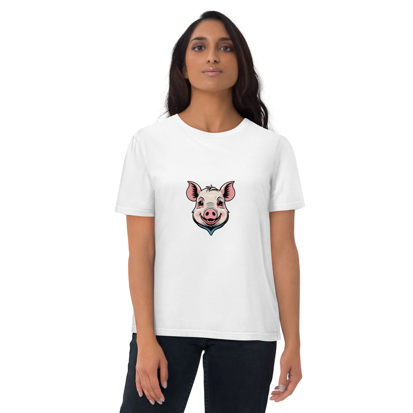 Premium T-shirt in organic cotton - Pig 01