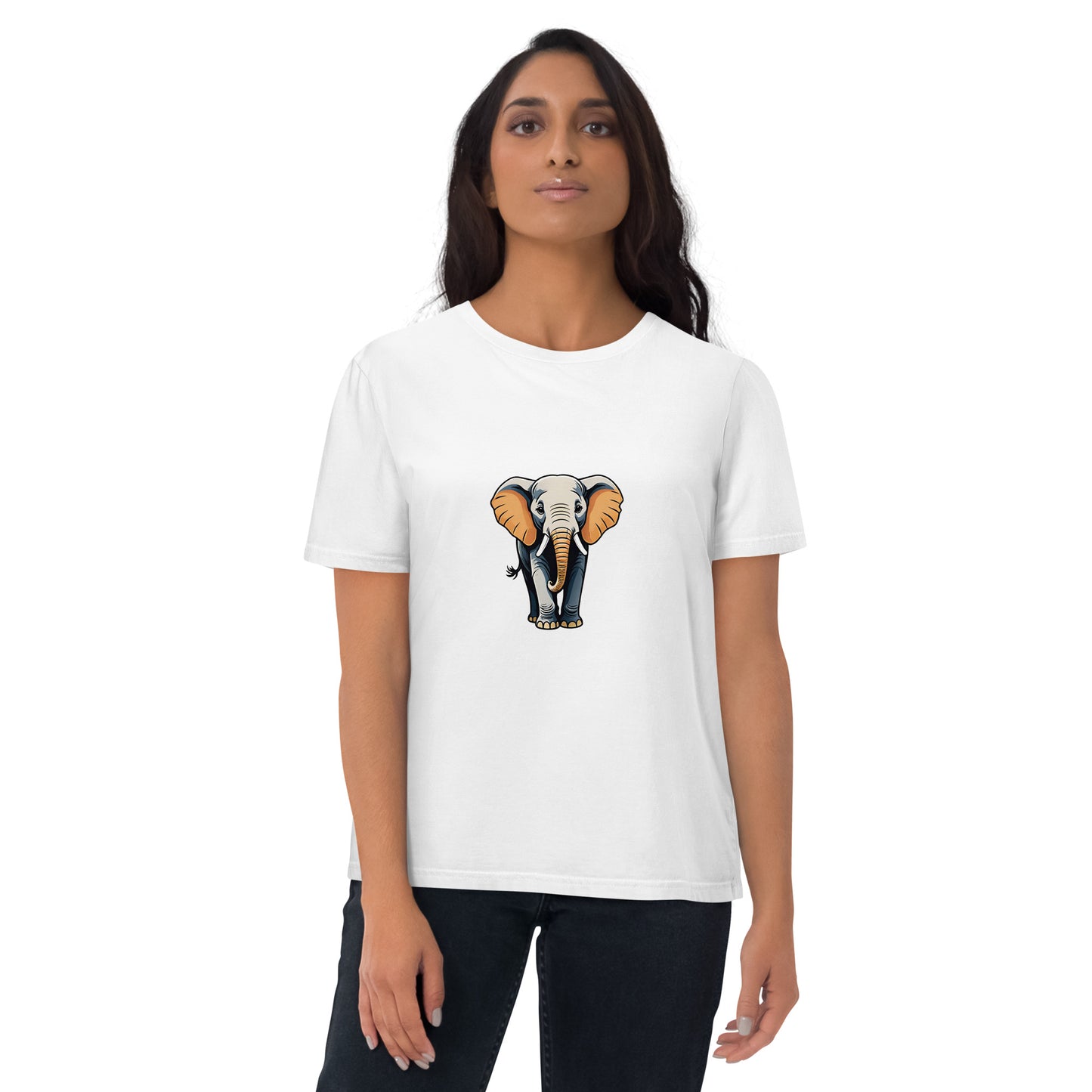 Premium T-shirt in organic cotton - Elephant 02