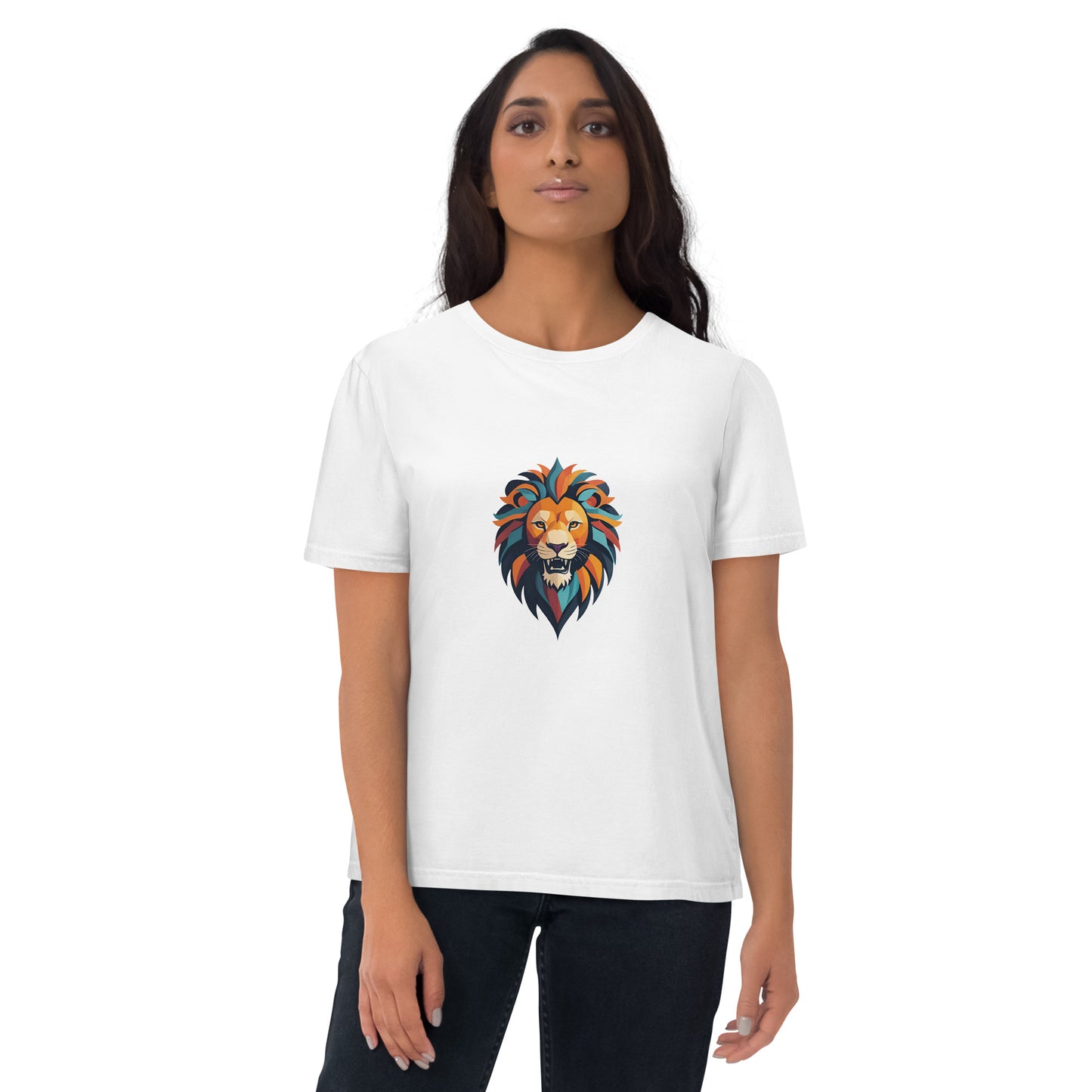 Premium T-shirt in organic cotton - Lion 02