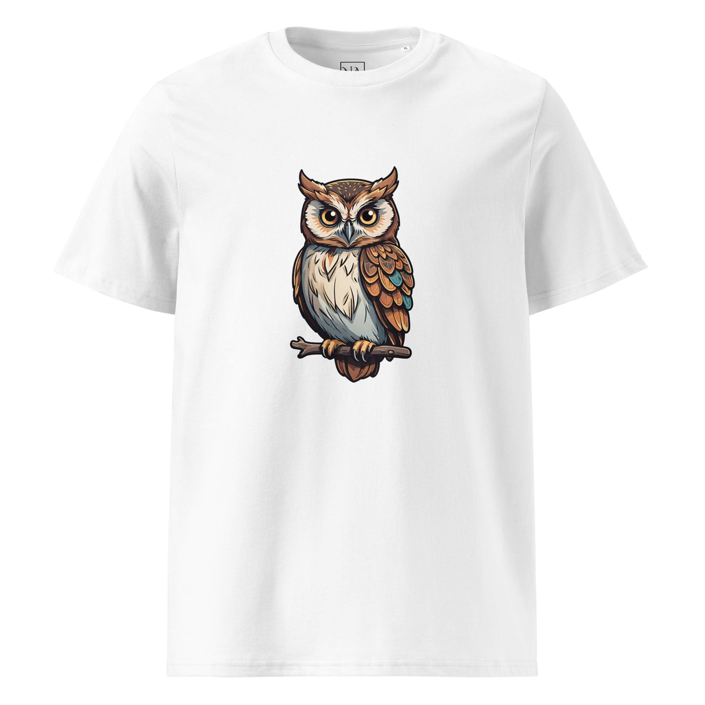 Premium T-shirt in organic cotton - Owl 01