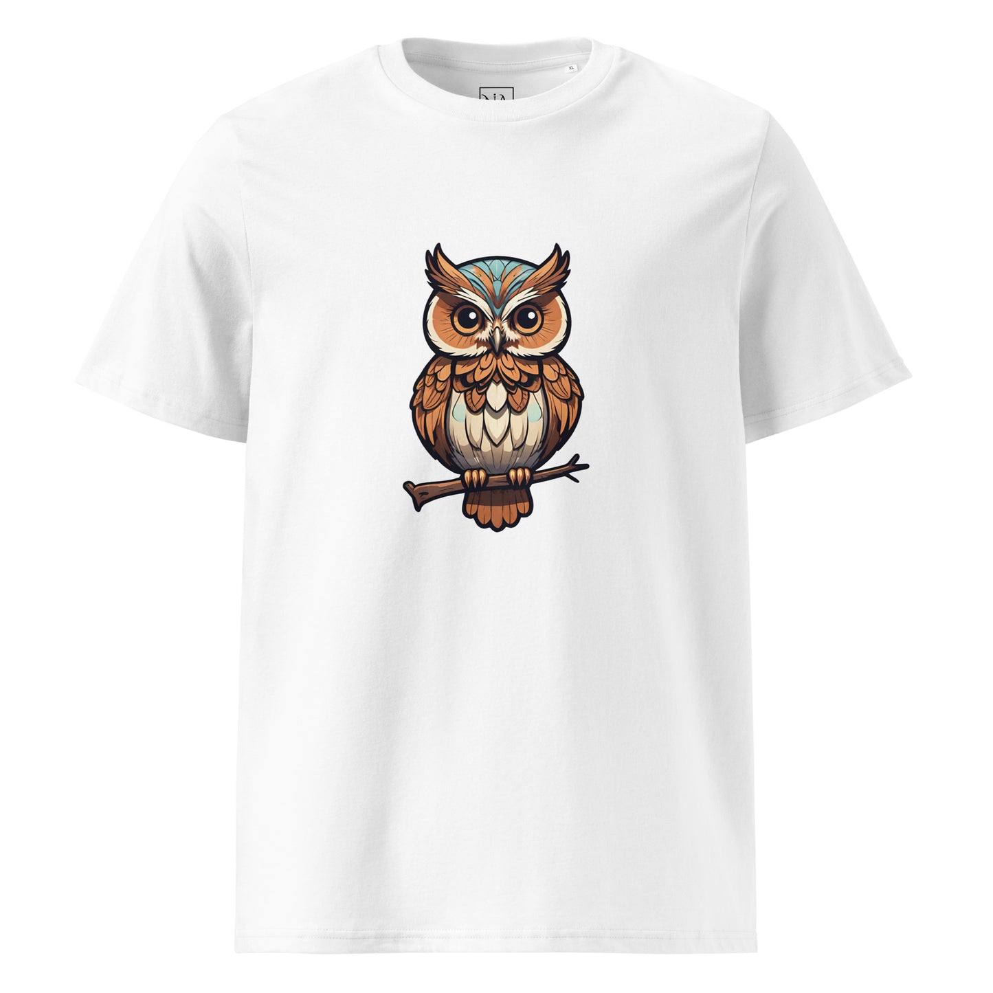 Premium T-shirt in organic cotton - Owl 02